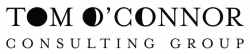 Black logo on white background; Tom O'Connor Consulting Group